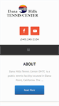 Mobile Screenshot of dhtenniscenter.org
